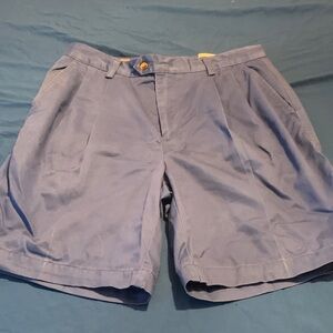 Cutter & Buck Navy Flat Front Shorts